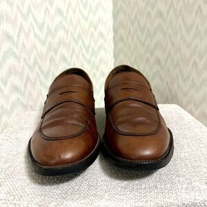 Johnston & Murphy Brown Leather Penny Loafers Mens Size 9 J&M Flex